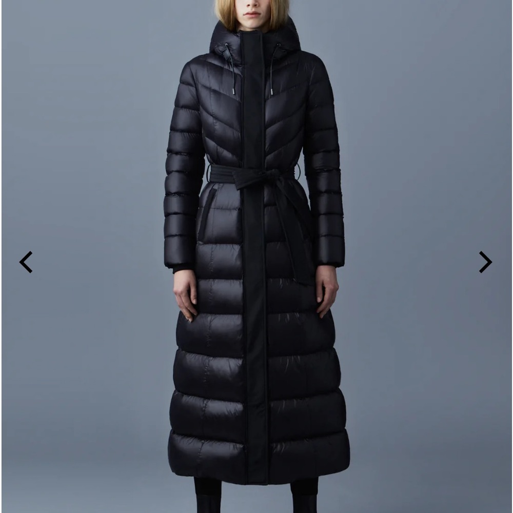Mackage women Calina luxurious light maxi coat